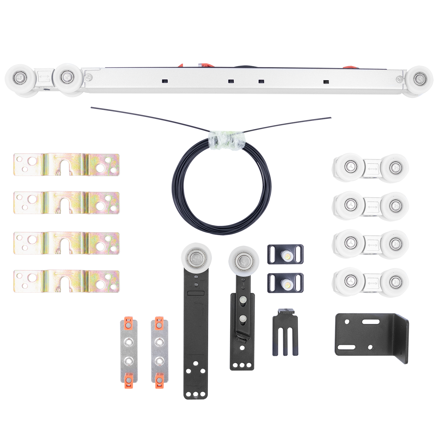 SET-TS 3+1, комплект системы TS для раздвижных дверей на 4 полотна (3 подвижных и 1 стационарное) фото купить Самара