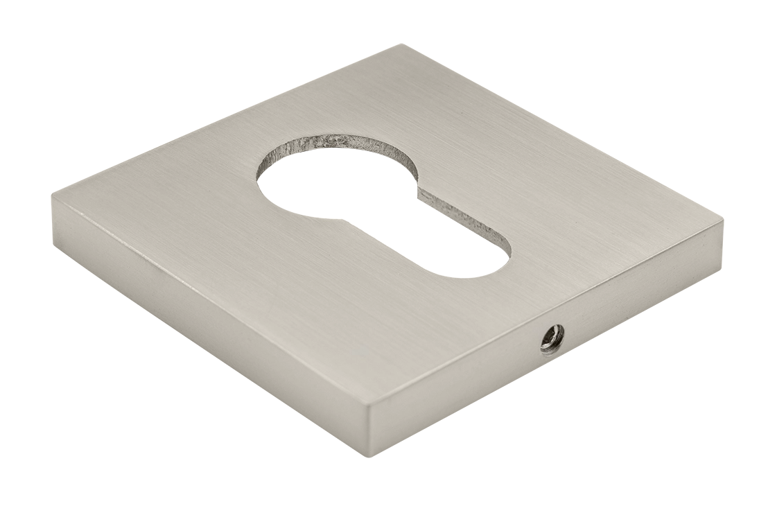 Накладка на замок MH-KH-S6 MSN под евроцилиндр, цвет матовый хром фото купить Самара