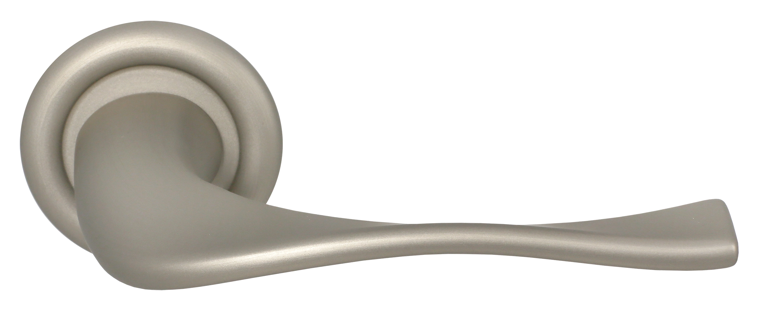 Ручка дверная SKYSCRAPER R7 SMI на круглой розетке, цвет Весенняя дымка/Spring Mist фото купить Самара