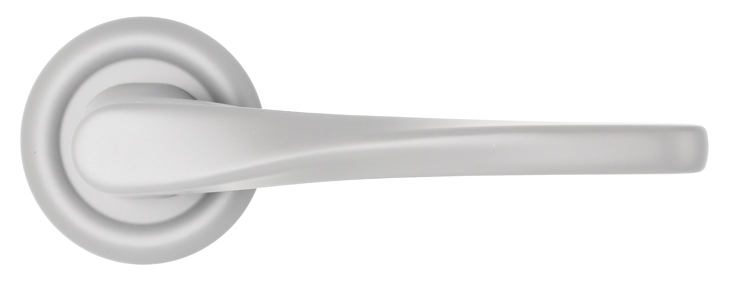 Ручка дверная THE OLYMPICS R7 SSW на круглой розетке, цвет Стокгольмский снегопад/Stockholm Snowfall фото купить в Самаре