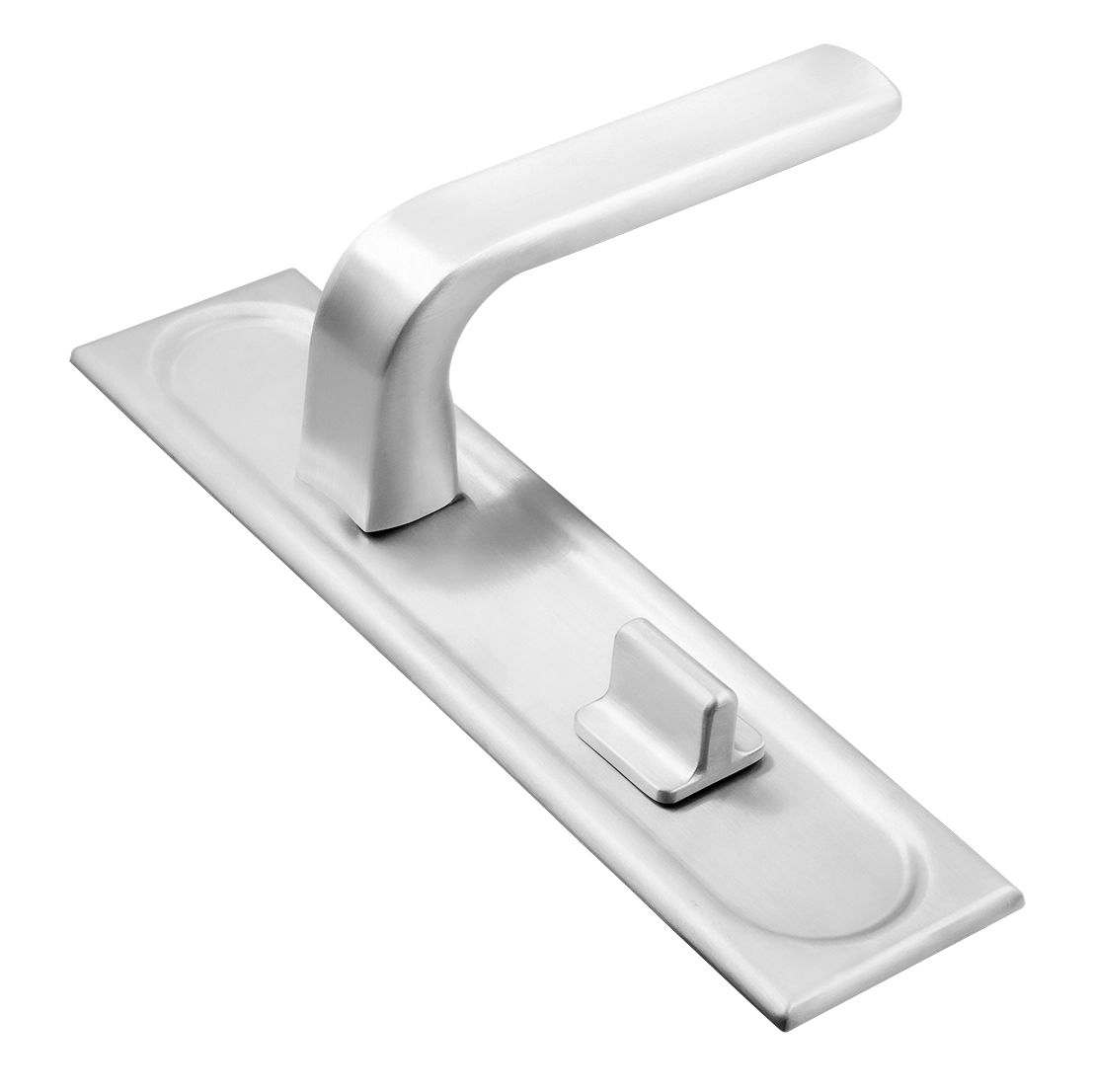 Ручка дверная THE BUS STATION PLS SSW на планке, цвет Стокгольмский снегопад/Stockholm Snowfall фото купить Самара