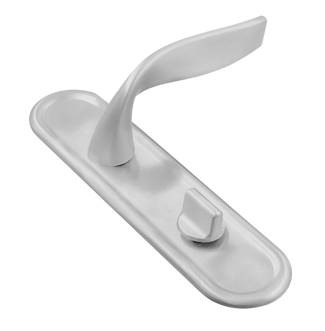 Ручка дверная SKYSCRAPER PLR SSW на планке, цвет Стокгольмский снегопад/Stockholm Snowfall фото купить Самара