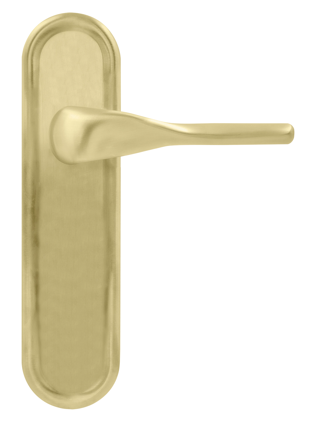 Ручка дверная LVB PLR AH на планке, цвет Осенний мёд/Autumn Honey фото купить в Самаре