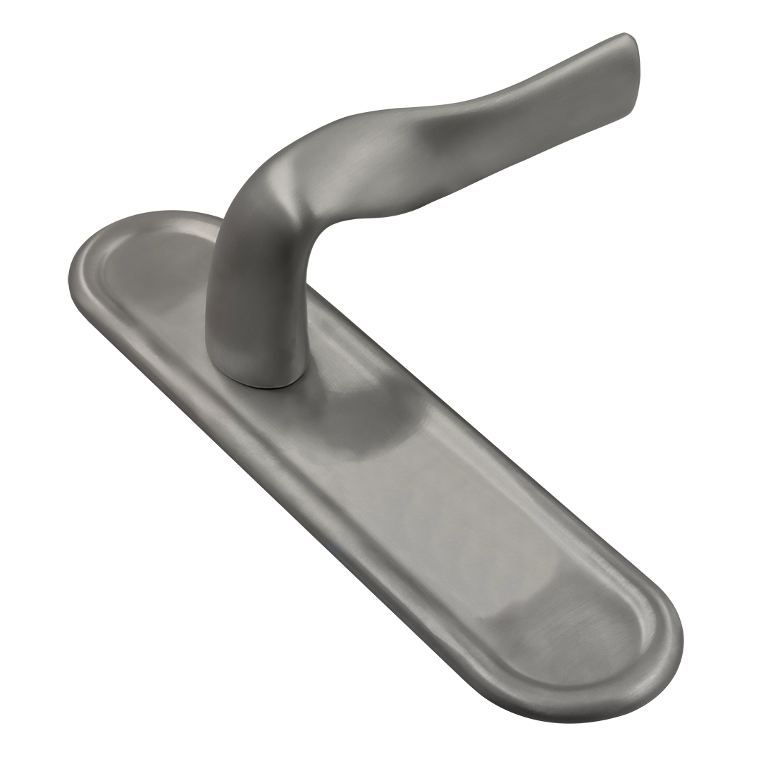 Ручка дверная LVB PLR WF на планке, цвет Зимняя стужа/Winter Frost фото купить Самара