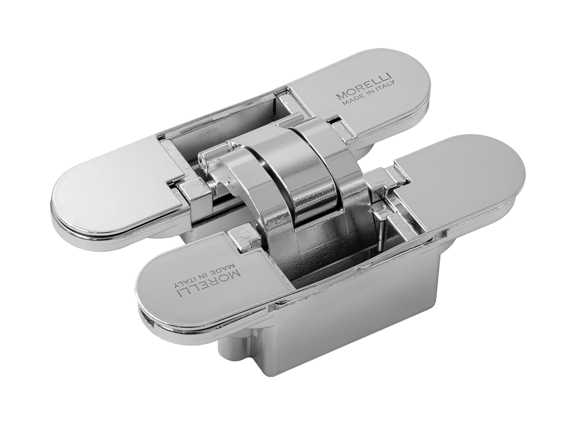 Петля скрытая HH-20 PC, врезная с 3D-регулировкой, вес полотна до 60 кг цвет хром фото купить Самара
