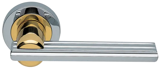 ORCHIDEA R2 COT, ручка дверная, цвет - глянцевый хром/золото фото купить Самара