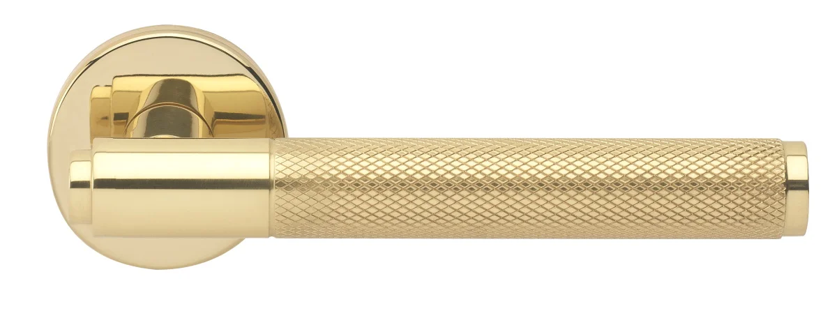BRIDGE R6 OTL, ручка дверная с усиленной розеткой, цвет -  золото фото купить Самара