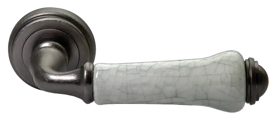 UMBERTO, ручка дверная MH-41-CLASSIC OMS/GR, цвет - старое мат.серебро/серый фото купить Самара