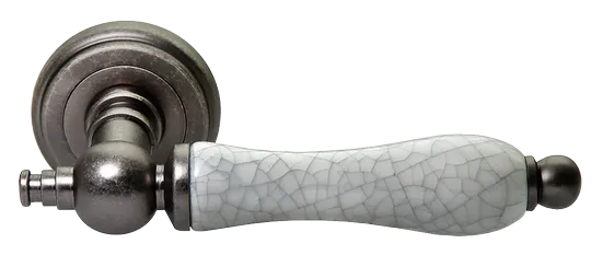 MART, ручка дверная MH-42-CLASSIC OMS/GR, цвет - старое мат.серебро/серый фото купить Самара
