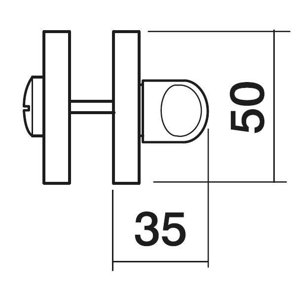 LUX-WC-R3 OBR, завертка сантехническая, цвет - кофе фото купить в Самаре