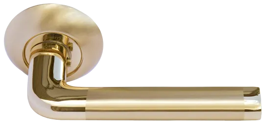 КОЛОННА, ручка дверная MH-03 SG/GP, цвет - мат.золото/золото фото купить Самара