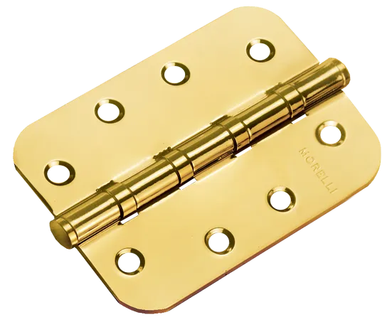 MS-C 100X70X2.5-4BB SG, петля стальная скругленная универсальная, цвет - мат.золото фото купить Самара