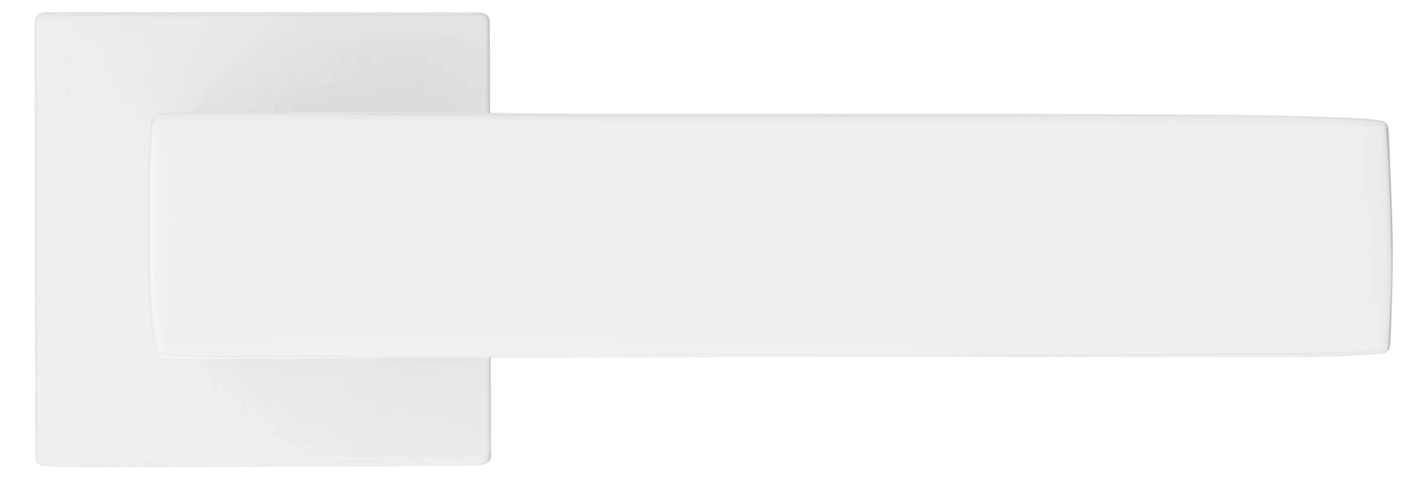 MIRA, ручка дверная на квадратной розетке MH-54-S6 W, цвет - белый фото купить в Самаре