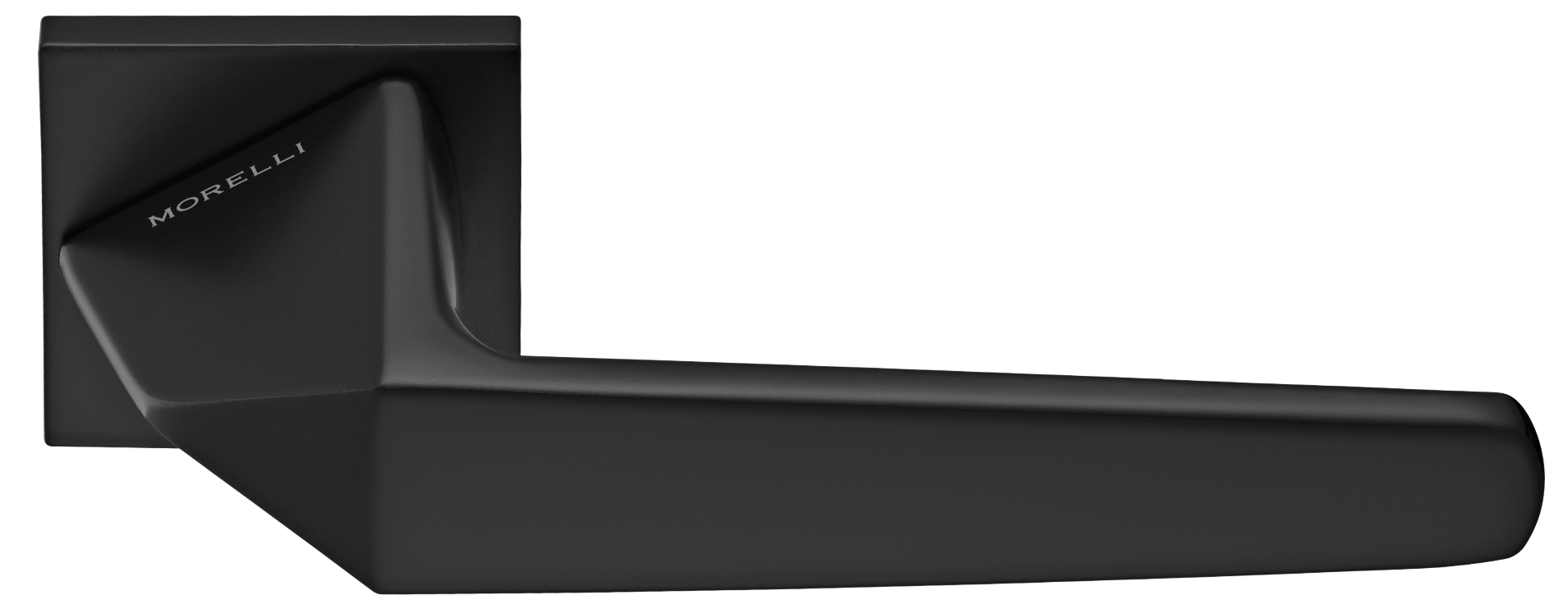 SOUK ручка дверная на квадратной розетке 6 мм, MH-55-S6 BL, цвет - черный фото купить Самара