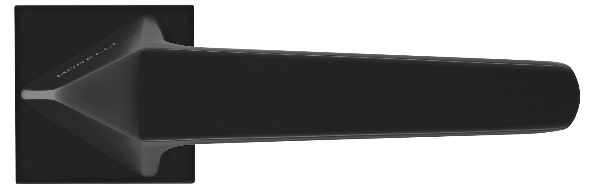 SOUK ручка дверная на квадратной розетке 6 мм, MH-55-S6 BL, цвет - черный фото купить в Самаре