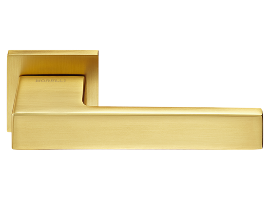 LOT ручка дверная на квадратной розетке 6 мм MH-56-S6 MSG, цвет - мат.сатинированное золото фото купить Самара