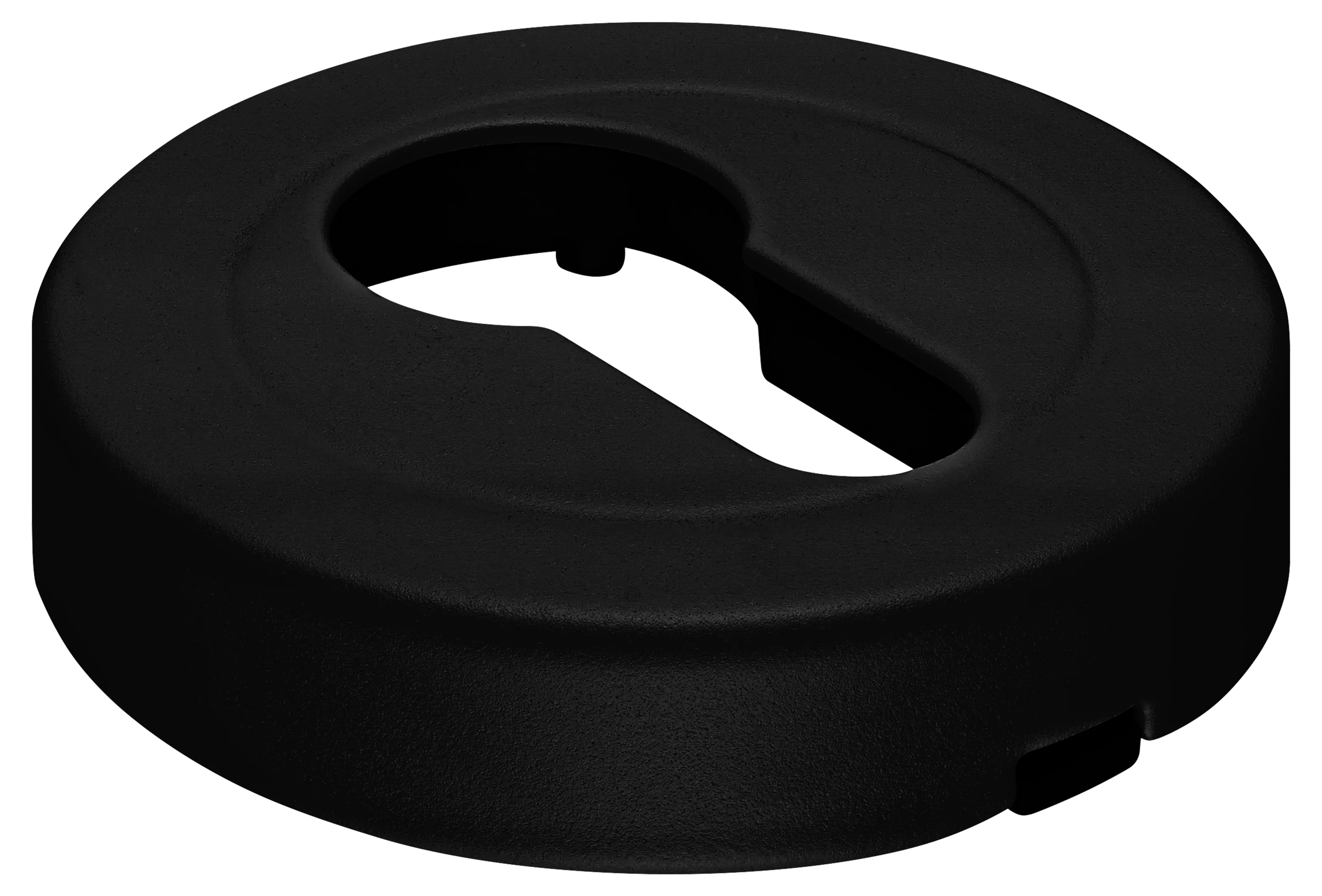 LUX-KH-R2 NERO, накладка на евроцилиндр, цвет - черный фото купить Самара